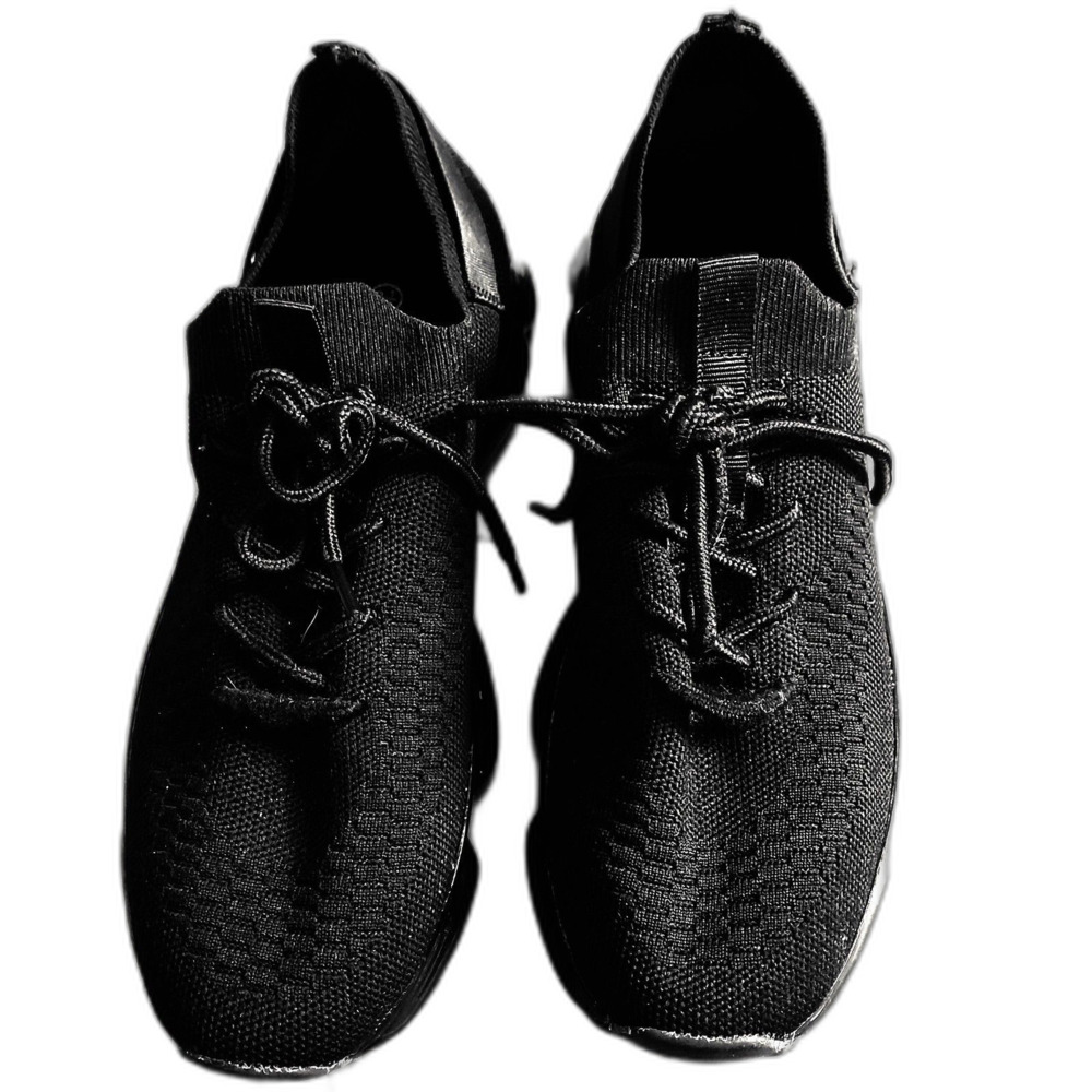 LA Sheelah19 Sneaker Stretch Elastic Mesh Air Bubble Cushion Size 8.5
